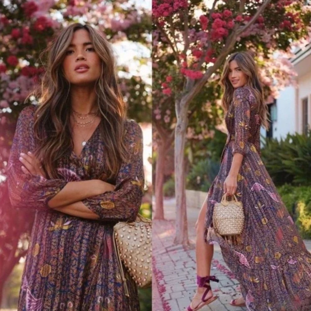 BA&SH Disy Robe in Marine